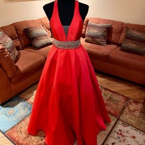 Burnt Orange - Prom Dress size 4